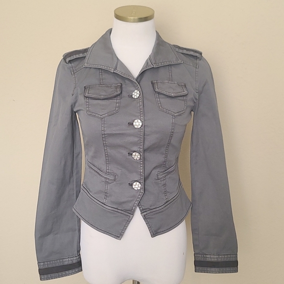 White House Black Market Jackets & Blazers - NWT White House Black Market Jewel Button Jacket